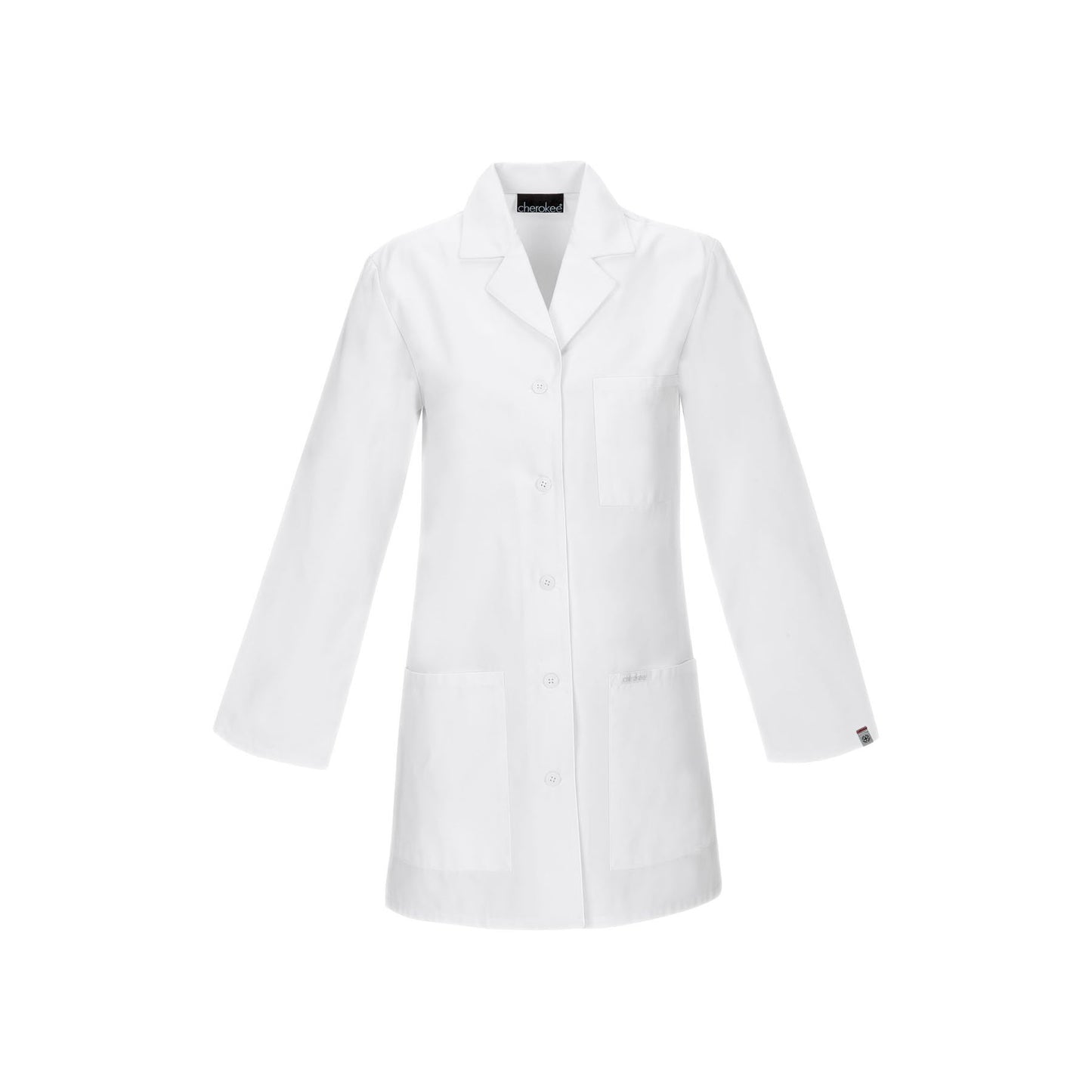 Cherokee Lab Coats Professional Whites with Certainty 32" Lab Coat White Lab Coats