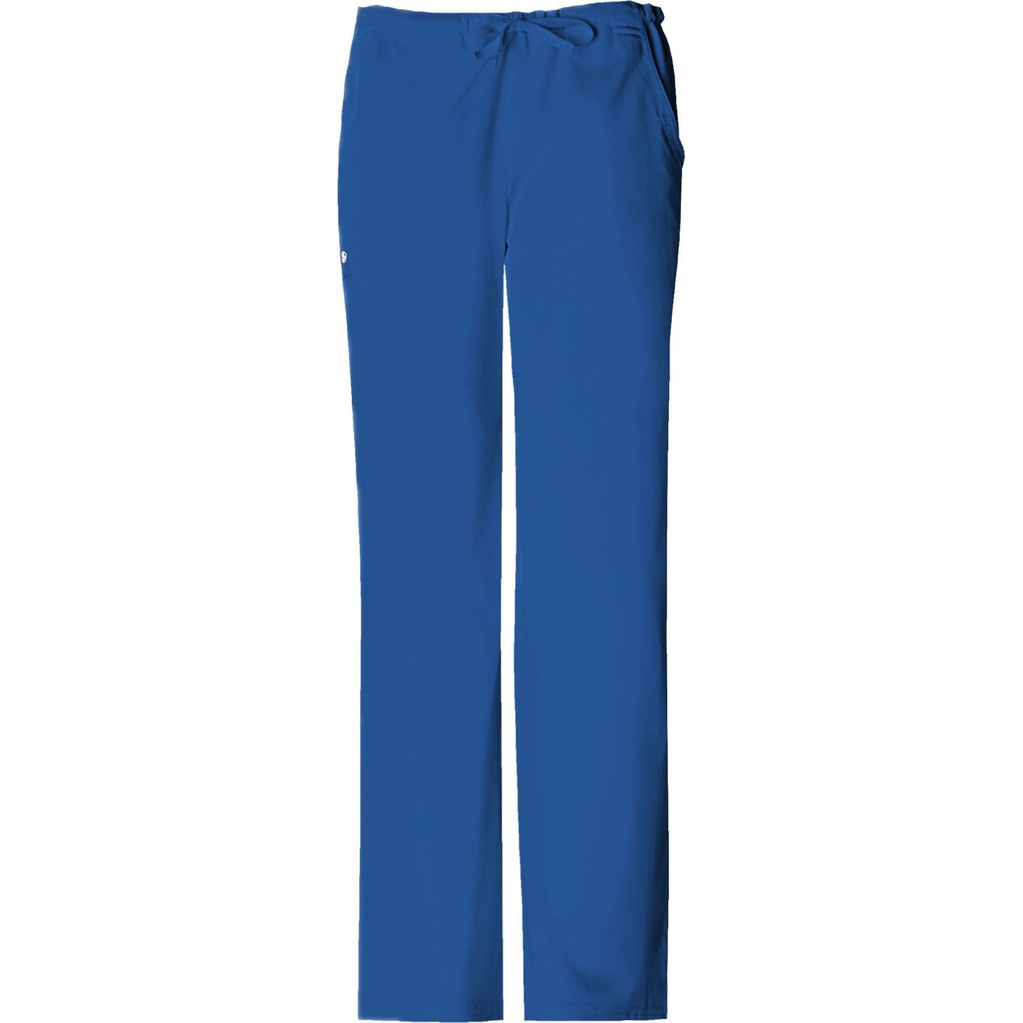 Cherokee Scrub Pants Luxe Low Rise Straight Leg Drawstring Pant Royal Pant