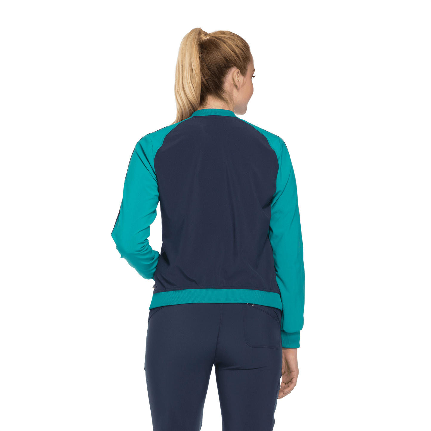 Cherokee Scrubs CK310A Infinity Warm Up Jacket Contemporary Navy Warm Up Jacket