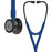 3M Littmann Cardiology Stethoscopes Navy Headset Smoke Chest Navy Stem 3M Littmann Cardiology IV Stethoscopes