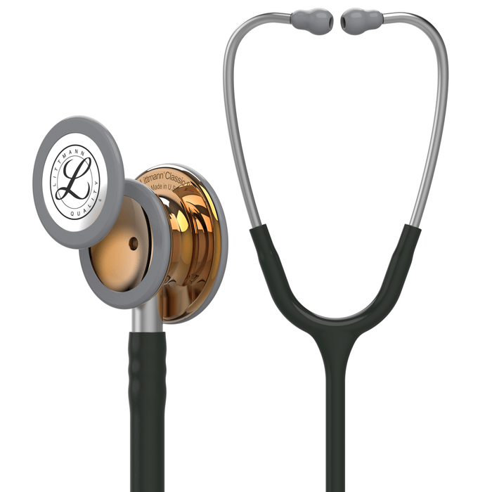 3M Littmann Classic Stethoscopes Copper Black/Steel Stem 3M Littmann Classic III Stethoscope