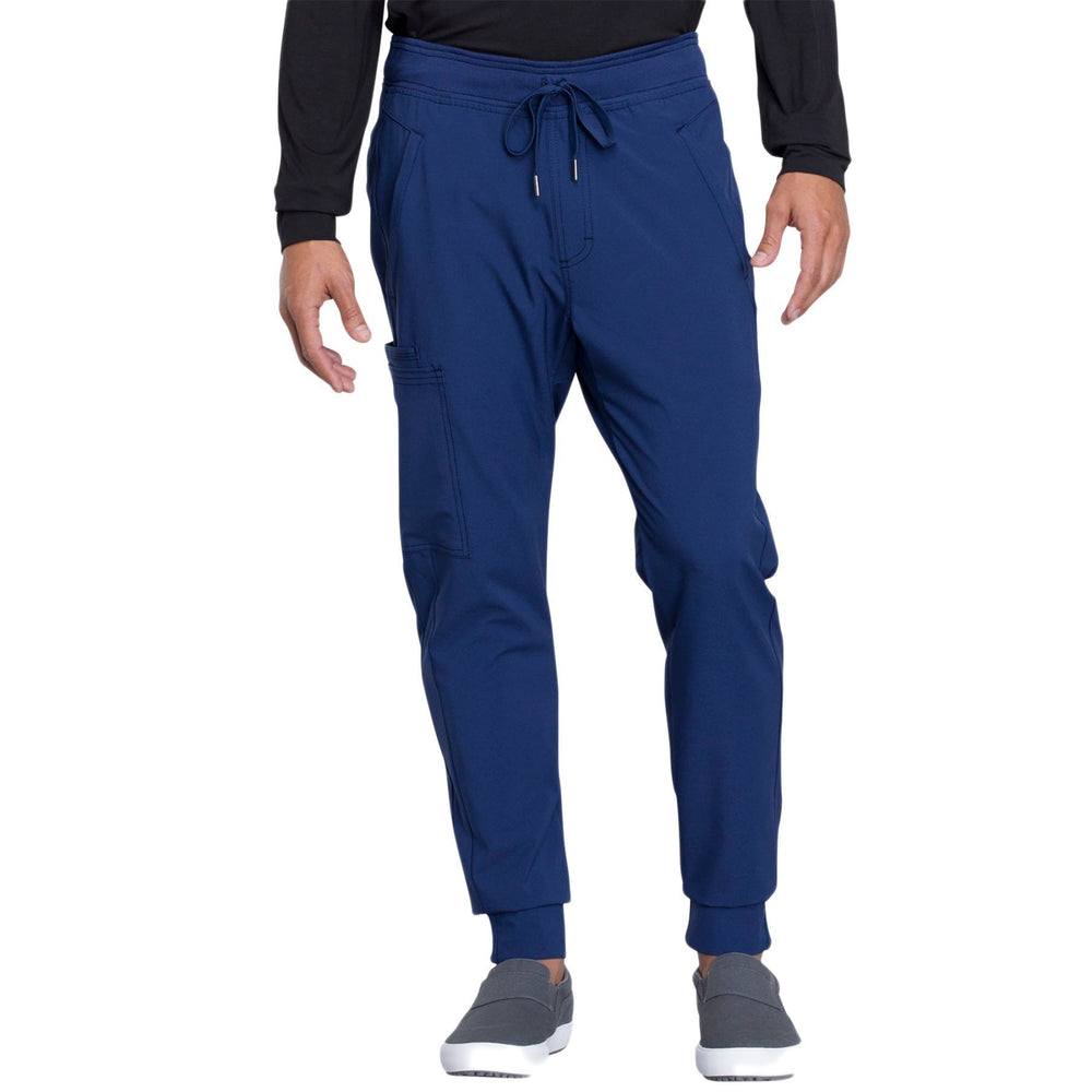 Cherokee Infinity CK004A Scrubs Pants Men's Natural Rise Jogger Navy