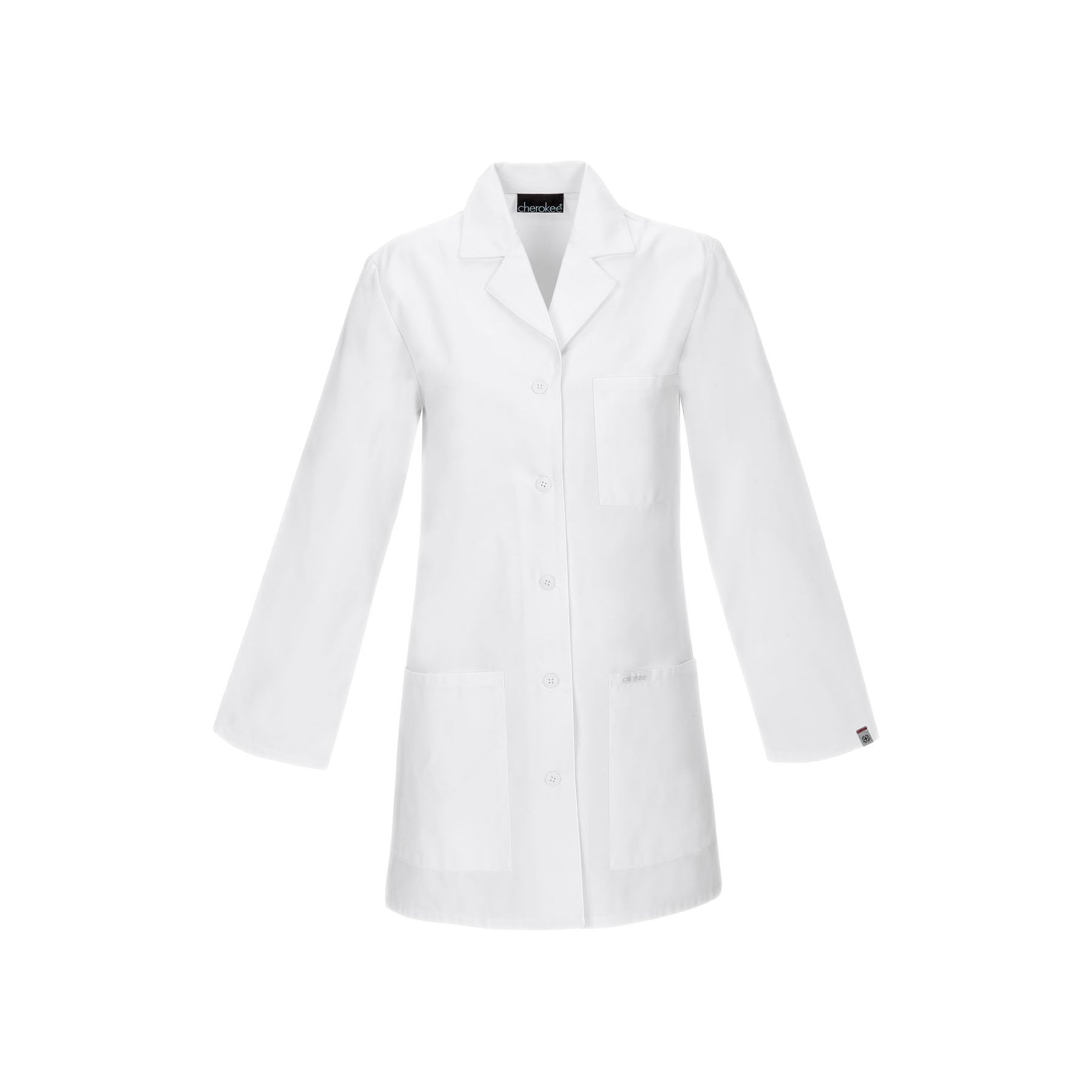  Cherokee Lab Coats Professional Whites with Certainty 32" Lab Coat White Lab Coats