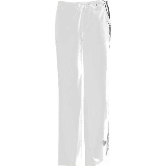 Cherokee Scrub Pants Luxe Low Rise Straight Leg Drawstring Pant White Pant
